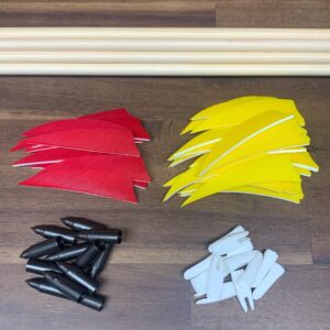 Kids Arrow Building Kit w/ 3″ LW Feathers