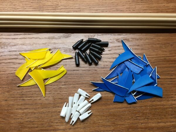 Kids Arrow Building Kit w/2.25" LW Feathers
