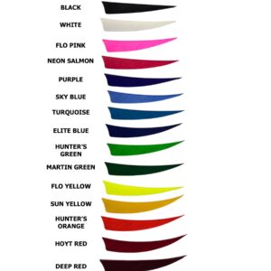 Ozark 4″ Shield Cut Solid Feathers