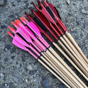 Wapiti Hunter Kids Arrows w/ 3″ LW Feathers