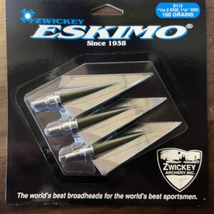 Zwickey Delta 2 Blade 11/32″ 160 Gr Screw-In Broadheads – 3 Pk