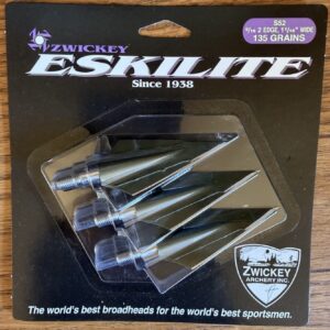 Zwickey Eskilite 2 Blade 5/16″ 135 Gr Screw-In Broadheads – 3 Pk