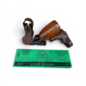 Selway Rawhide Strap-On Recurve or Longbow 5 Arrow Quiver